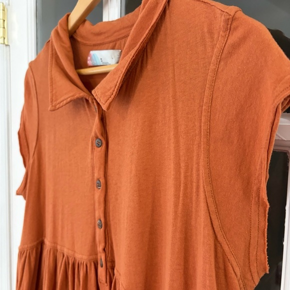 Free People Beach All My Beaches Midi Dress - Size M - Picture 9 of 9